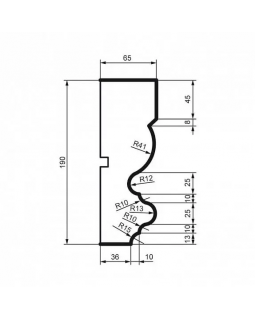 Молдинг Leptonika MC 138 с гладким профилем 2000*190*65 мм-foto3