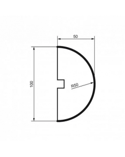 Молдинг Leptonika MC 109 с гладким профилем 2000*100*50 мм-foto2
