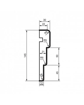 Молдинг Leptonika MC 122 с гладким профилем 2000*145*30 мм-foto2