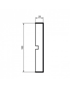 Молдинг Leptonika MC 145 с гладким профилем 2000*110*25 мм-foto4