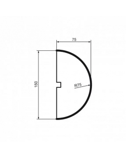 Молдинг Leptonika MC 128 с гладким профилем 2000*150*75 мм-foto4