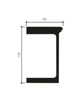 Европласт Фриз 4.33.301 Пенополиуретан 2000*129*83 мм-foto2