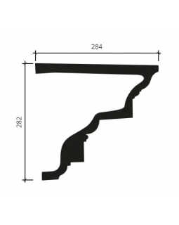 Карниз Европласт 4.01.202 Пенополиуретан 2000*280*282 мм-foto2