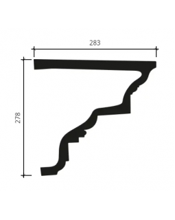 Карниз Европласт 4.01.201 Пенополиуретан 2000*176*280 мм-foto2