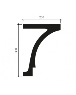 Карниз Европласт 4.91.002 Пенополиуретан 2000*351*249 мм-foto2