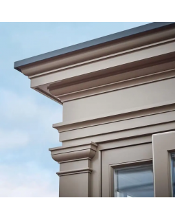 Карниз Leptonika KC 141 с гладким профилем 2000*220*130 мм-foto2