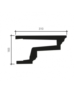 Карниз Европласт 4.31.101 Пенополиуретан 2000*178*309 мм-foto2