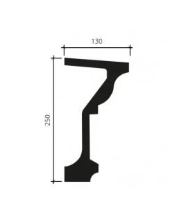 Карниз Европласт 4.91.003 Пенополиуретан 2000*250*129 мм-foto2