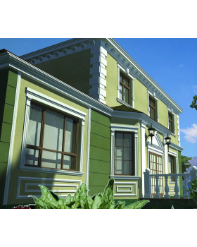 Карниз Leptonika KC 129 с гладким профилем 2000*250*120 мм-foto3