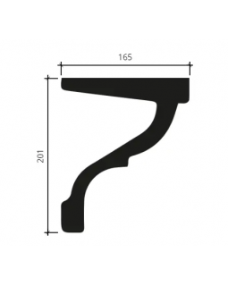 Карниз Европласт 4.91.005 Пенополиуретан 2000*201*165 мм-foto2