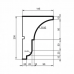Карниз Leptonika KC 119 с гладким профилем 2000*200*145 мм