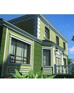 Карниз Leptonika KC 128 с гладким профилем 2000*250*105 мм-foto3