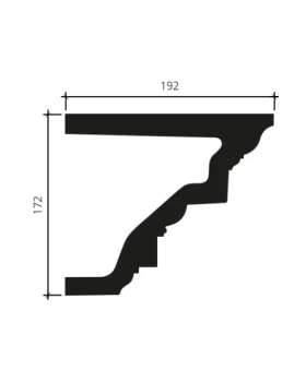 Карниз Европласт 4.32.202 Пенополиуретан 2000*174*190 мм-foto2