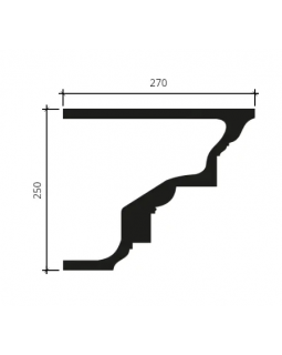 Карниз Европласт 4.02.201 Пенополиуретан 2000*250*268 мм-foto2