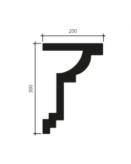 Карниз Европласт 4.91.004 Пенополиуретан 2000*300*200 мм-foto2