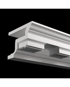 Карниз Европласт 4.02.101 Пенополиуретан 2000*253*307 мм-foto2