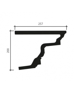 Карниз Европласт 4.31.302 Пенополиуретан 2000*200*254 мм-foto2