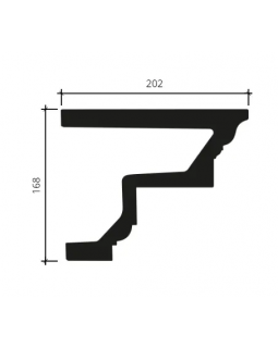 Карниз Европласт 4.32.201 Пенополиуретан 2000*173*190 мм-foto2