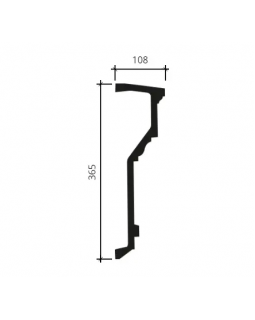 Карниз Европласт 4.81.002 Пенополиуретан 2000*365*108 мм-foto2
