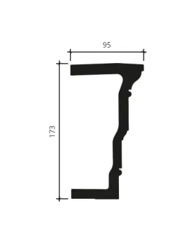 Архитрав Европласт 4.04.302 Пенополиуретан 2000*173*95 мм-foto2