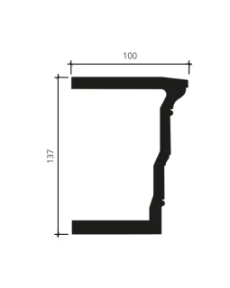 Архитрав Европласт 4.34.301 Пенополиуретан 2000*137*100 мм-foto2