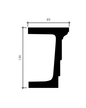 Архитрав Европласт 1.26.002 гибкий Пенополиуретан 2000*130*89 мм-foto2