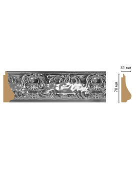 Багет Decomaster 566-1609/15 (70*31*2900мм)