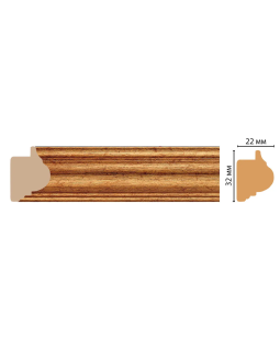 Багет Decomaster 651-176 (32*22*2900)