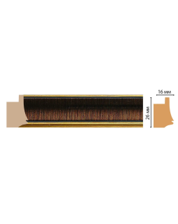 Багет Decomaster 564-278 (26*16*2900)