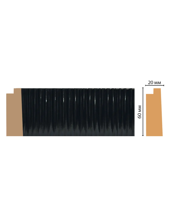 Багет Decomaster 611-195/15 (60*34*2900мм)