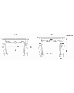Камин SKM2 Artpole Гипс-foto2