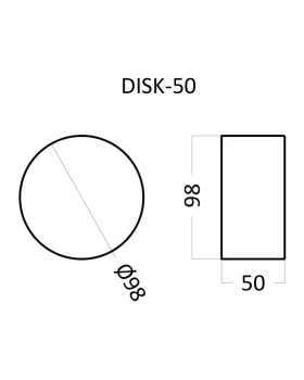 3d панель Artpole Disk Elementary Гипс 98*98*10-50 мм-foto3