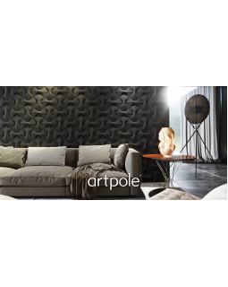 3d панель Artpole Flip Platinum Гипс с виниловым покрытием 330*188*28 мм-foto4