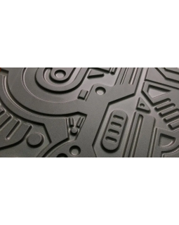 3d панель Artpole Ex-Machina Platinum Гипс с виниловым покрытием 600*600*20 мм-foto4