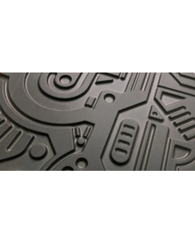 3d панель Artpole Ex-Machina Platinum Гипс с виниловым покрытием 600*600*20 мм-foto4