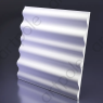 3D панель Artpole Wave Platinum Гипс с виниловым покрытием 600*600*41 мм