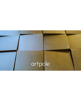 3d панель Artpole Kvadro Platinum Гипс с виниловым покрытием 100-200*100-200*30 мм-foto11