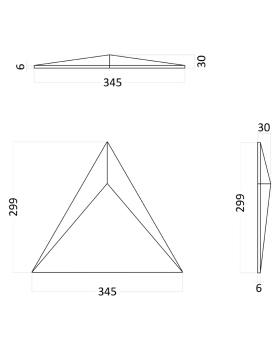 3d панель Artpole Sirius Platinum Гипс с виниловым покрытием 345*299*30 мм-foto2