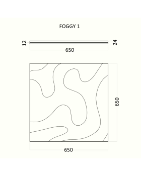 3d панель Artpole Foggy Гипс 650*650*24 мм-foto7