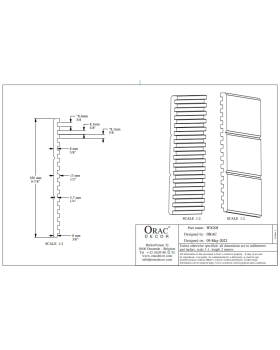 Декоративная панель Orac Decor WX205 Track Дюрополимер 2000-2600*250*13 мм-foto5
