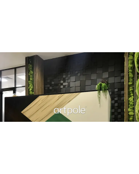 3d панель Artpole Kvadro Platinum Гипс с виниловым покрытием 100-200*100-200*30 мм-foto4