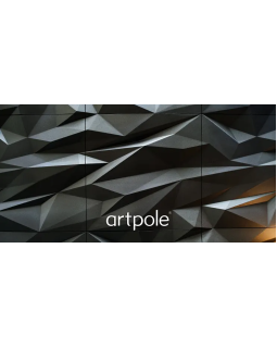 3D панель Artpole Stells Elementary Гипс 600*600*48 мм-foto6