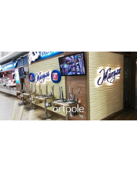 3D панель Artpole Silk Elementary Гипс 600*600*25 мм-foto6