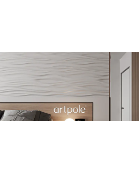 3D панель Artpole Silk Elementary Гипс 600*600*25 мм-foto3
