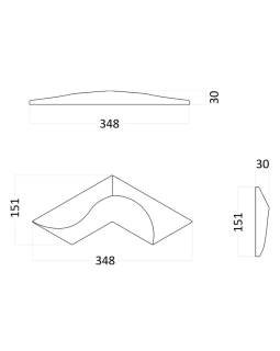 3d панель Artpole Coral Platinum Гипс с виниловым покрытием 348*151*30 мм-foto2