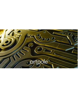 3d панель Artpole Ex-Machina Platinum Гипс с виниловым покрытием 600*600*20 мм-foto7