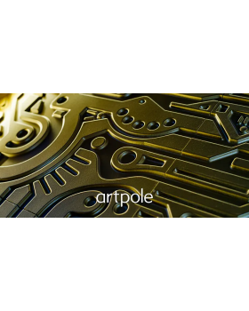 3d панель Artpole Ex-Machina Platinum Гипс с виниловым покрытием 600*600*20 мм-foto7