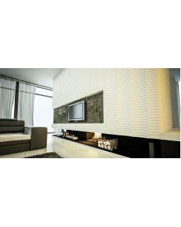 3d панель Artpole Ruffle M-0033 Гипс-foto3