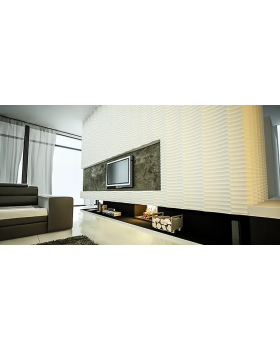 3d панель Artpole Ruffle M-0033 Гипс-foto3