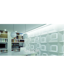 3D панель Artpole Malevich Elementary Гипс c подсветкой 600*600*42 мм-foto5